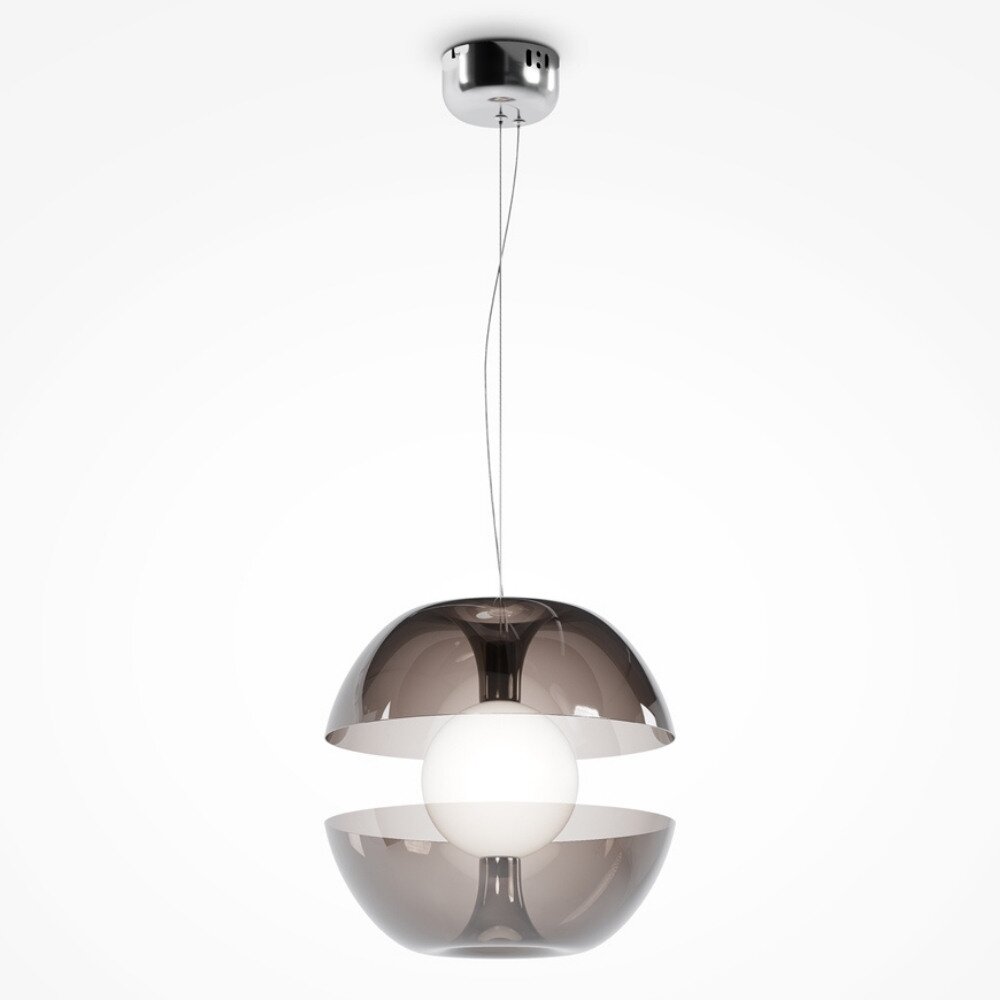 LED Pendelleuchte Rebel in Grau-transparent 6W 500lm