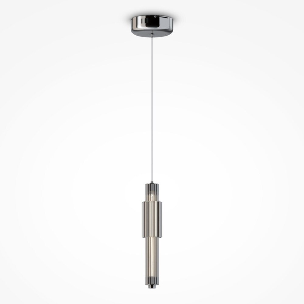 LED Pendelleuchte Verticale in Chrom 8W 800lm