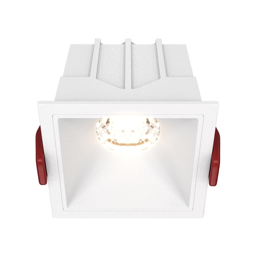 Maytoni Alfa Wohnzimmer Flur LED zeitlos Weiß Aluminium 1-flammig