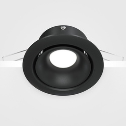 Deckeneinbaustrahler Yin in Schwarz GU10