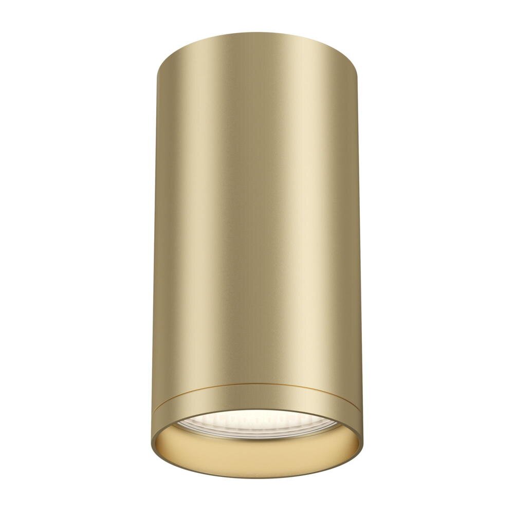 Deckenaufbauleuchte Focus in Gold-matt GU10 52mm günstig online kaufen