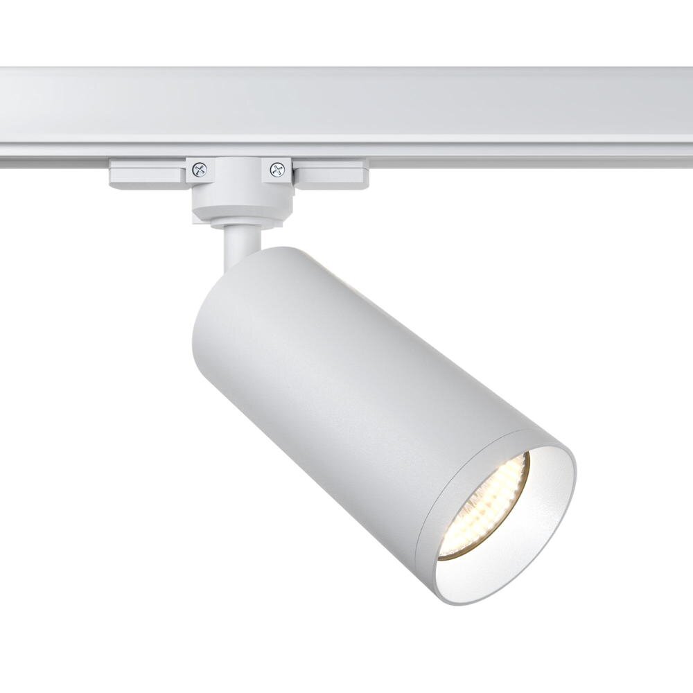 Maytoni Focus Wohnzimmer Flur Küche zeitlos Weiß Aluminium GU10 1-flammig