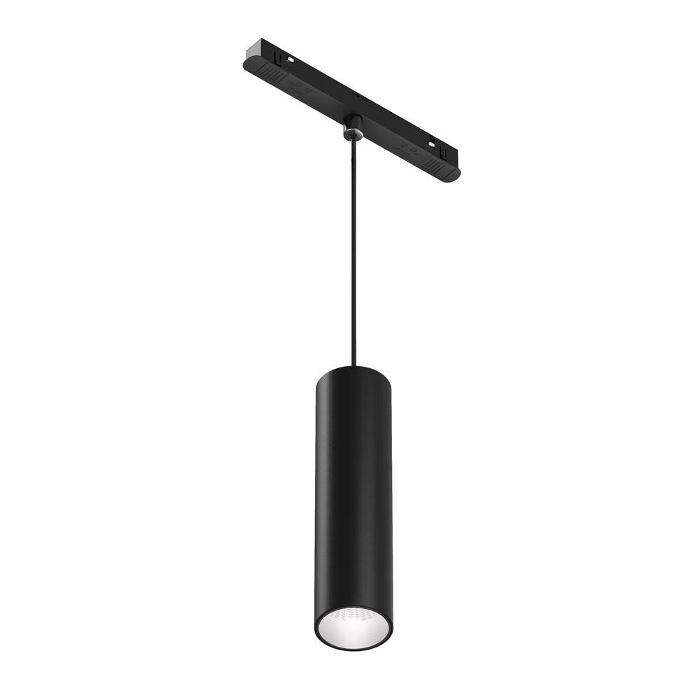 Maytoni Focus Wohnzimmer Flur Küche LED zeitlos Schwarz Aluminium 1-flammig