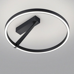 LED Deckenleuchte Elara in Schwarz-matt 25W 1930lm