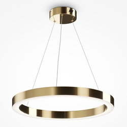 LED Pendelleuchte Saturno in Gold
