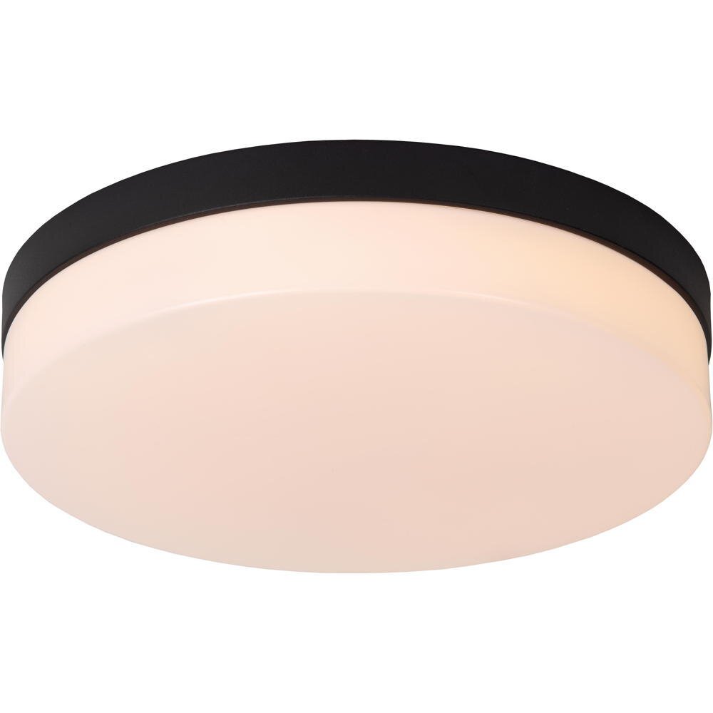 LED Deckenleuchte Biskit in Schwarz 24W 1500lm IP44 345mm