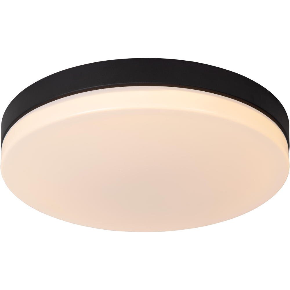 LED Deckenleuchte Biskit in Schwarz 36W 2050lm IP44 400mm