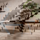 RINGO-Living Stuhl Effie in Sandfarbig aus Boucle 860x480x580mm