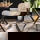 RINGO-Living Barhocker Halvar in Sandfarbig aus Boucle 940x450x560mm drehbar