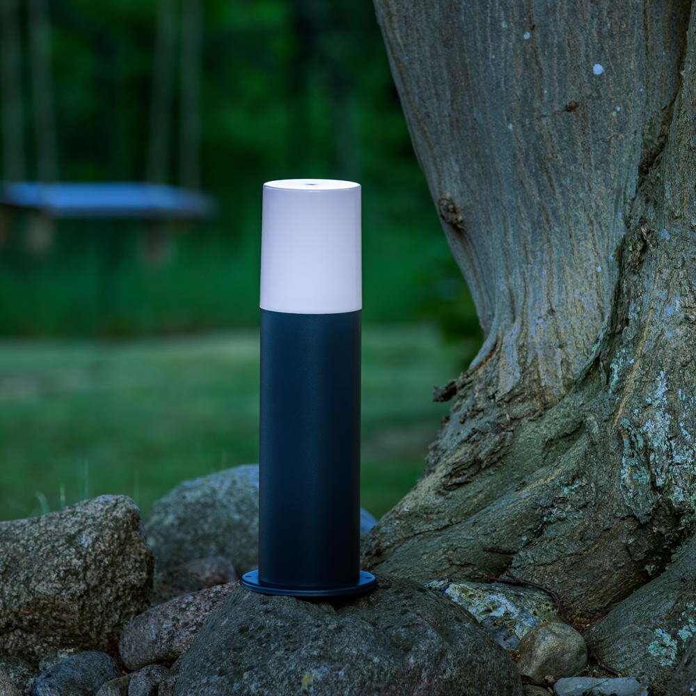 Sockelleuchte Aberdeen in Anthrazit E27 IP44 günstig online kaufen