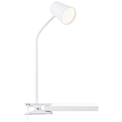 LED Klemmleuchte Adda in Weiß 7W 580lm
