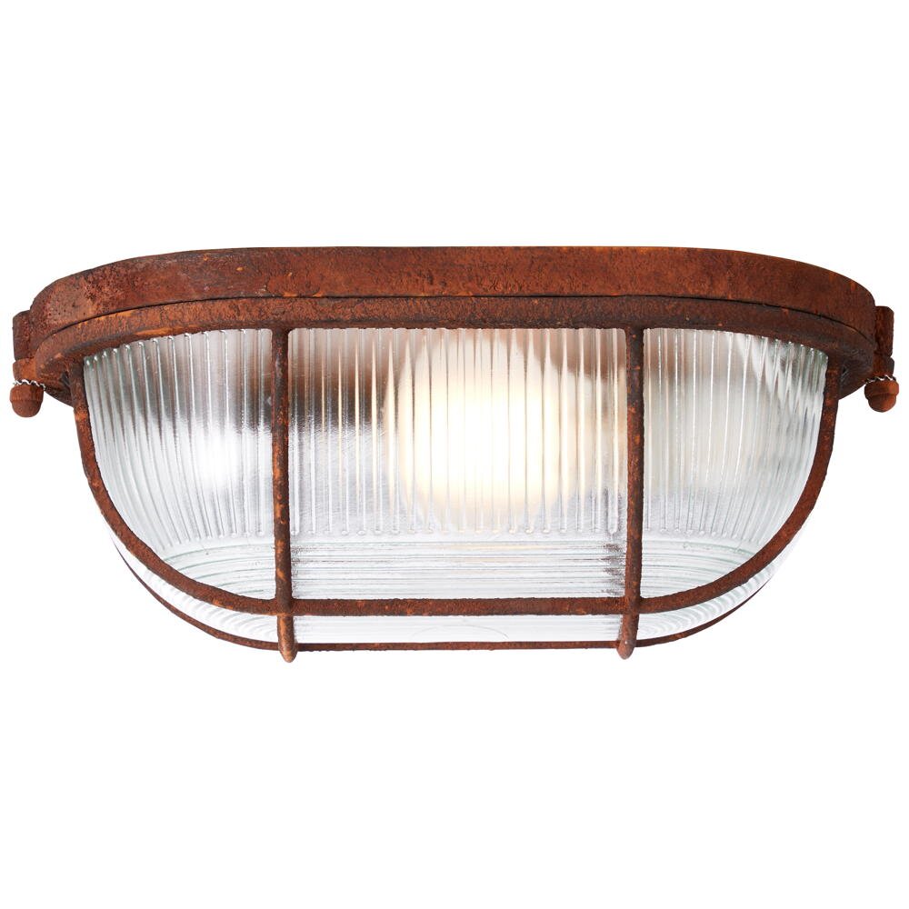 Brilliant Deckenleuchte Bobbi Rost 11 cm x 28 cm x 16 cm EEK: E-A++