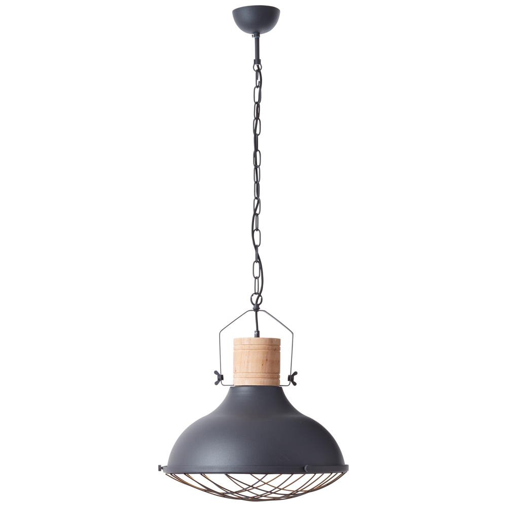 Brilliant Pendelleuchte Emma Schwarz Ø 47 cm EEK: E-A++