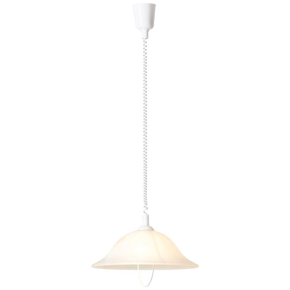 Brilliant Pendellampe Freya E27 PE1 Weiß max. 180 cm
