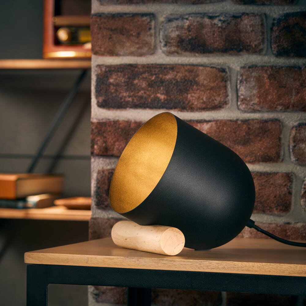 Brilliant Tischlampe Koji Schwarz