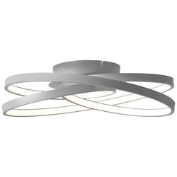 LED Deckenleuchte Labyrinth in Grau 44W 5000lm