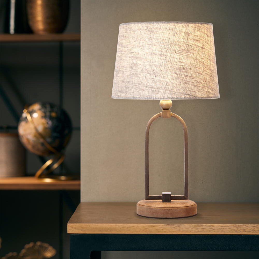 Brilliant Tischleuchte Sora Beige Ø 25 cm EEK: E-A++