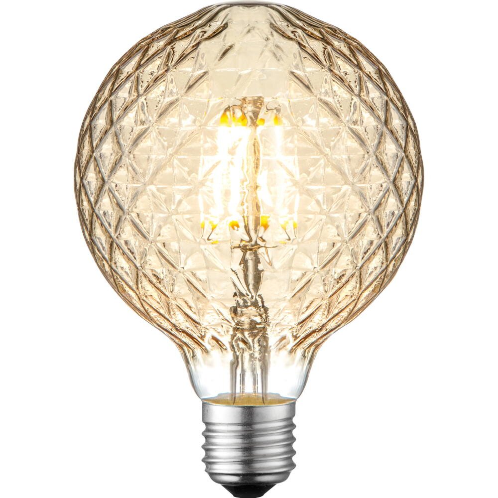 LED Filament Lampe E27 Globe - G95 4W 330lm 2700K Einerpack