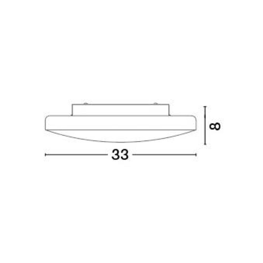 Deckenleuchte Ivi in Weiß E27 2-flammig 330mm günstig online kaufen