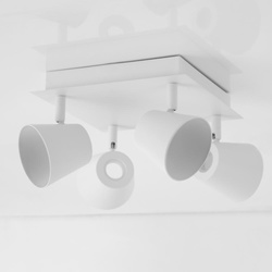 LED Deckenleuchte Biagio in Weiß-matt 4x 6W 1240lm