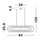 LED Pendelleuchte Arte in Gold 3x 16,6W 3498lm