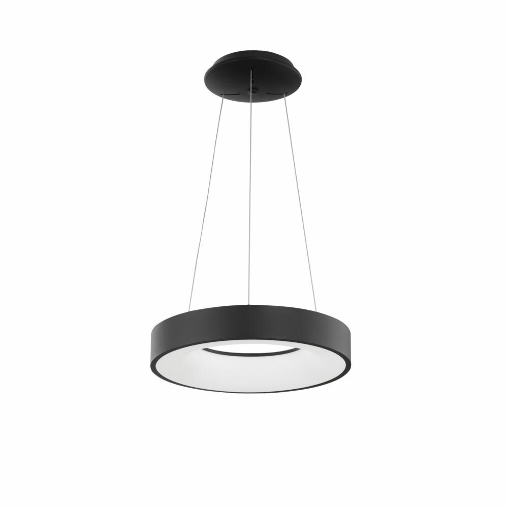 LED Pendelleuchte Rando Thin in Schwarz-matt 30W 1950lm günstig online kaufen