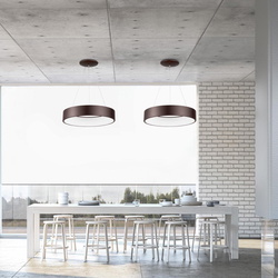 LED Pendelleuchte Rando in Braun 42W 2520lm
