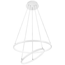 LED Pendelleuchte Dea in Weiß 2x 42,5W 4500lm