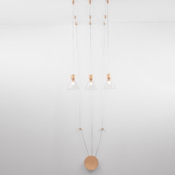 LED Pendelleuchte Marce in Gold 3x 5W 750lm