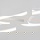 LED Pendelleuchte Menton in Weiß 43W 3013lm