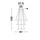 LED Pendelleuchte Leon in Gold 3x 27,6W 4980lm