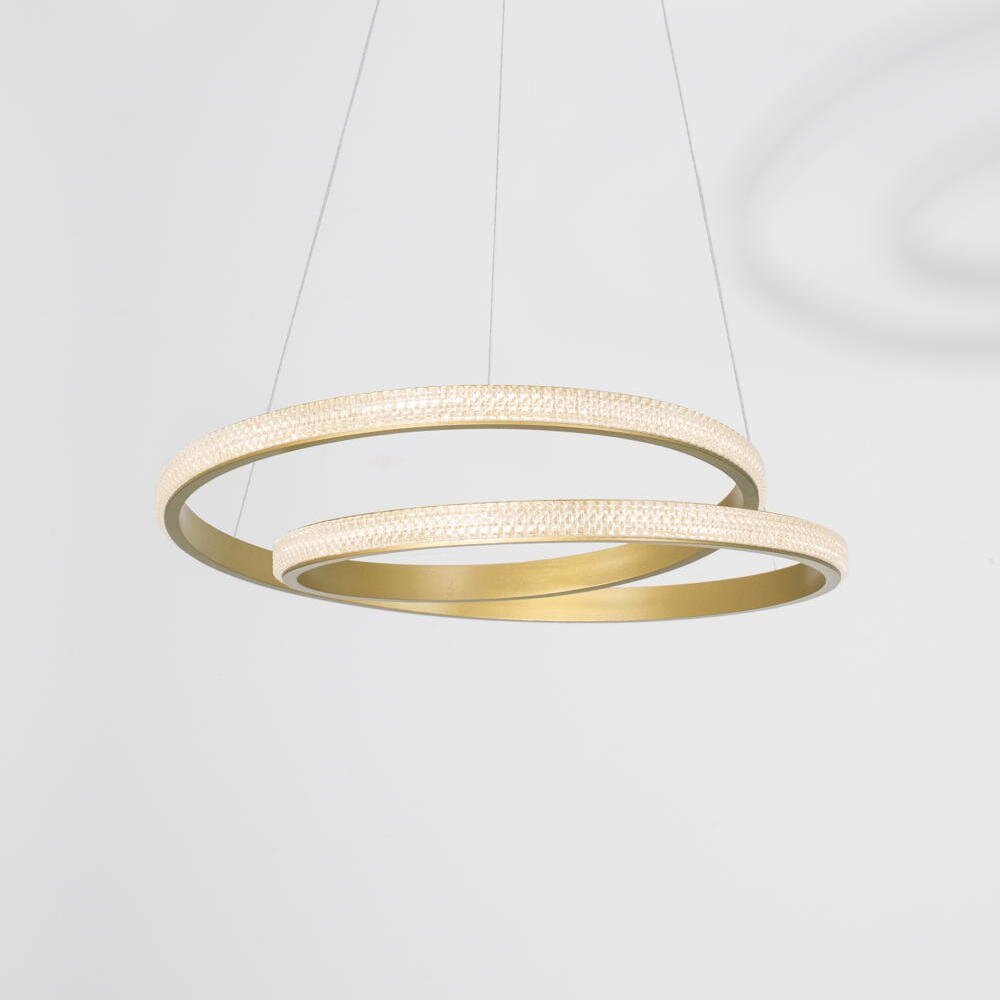 LED Pendelleuchte Grania in Gold 25W 1900lm günstig online kaufen