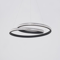 LED Pendelleuchte Grania in Schwarz-matt 25W 1900lm