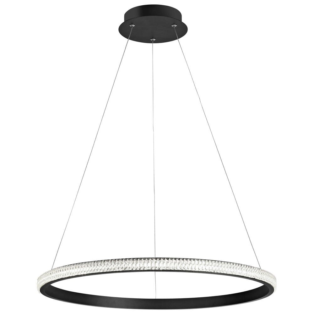 LED Pendelleuchte Nager in Schwarz-matt 29W 1684lm