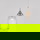 Pendelleuchte Mond in Transparent und Gold E14 130mm