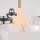 Pendelleuchte Mond in Transparent und Gold E14 130mm