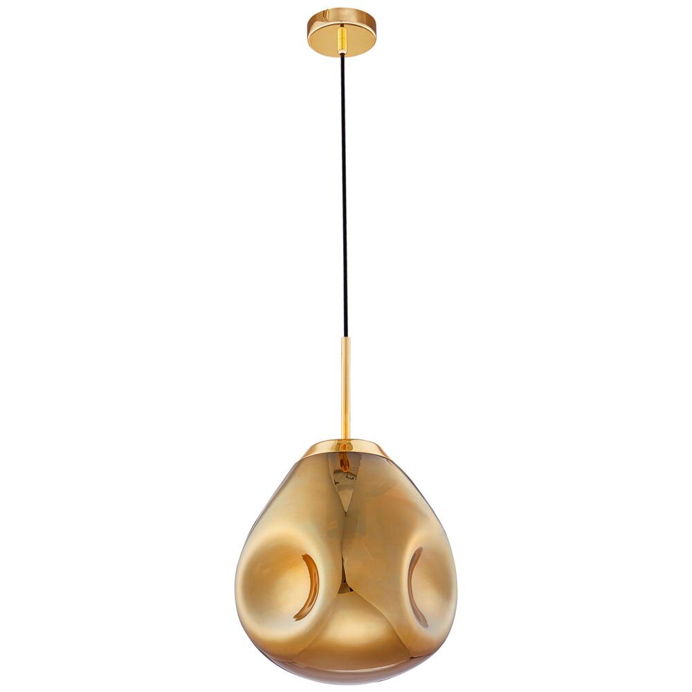 Pendelleuchte Lava in Gold E27 250mm günstig online kaufen