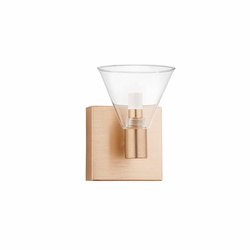 LED Wandleuchte Marge in Gold und Transparent 5W 250lm