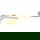 LED Wandleuchte Marnell in Messing 12W 801lm
