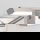 LED Wandleuchte Marnell in Nickel 12W 801lm