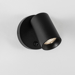 Wandleuchte Net in Schwarz-matt GU10