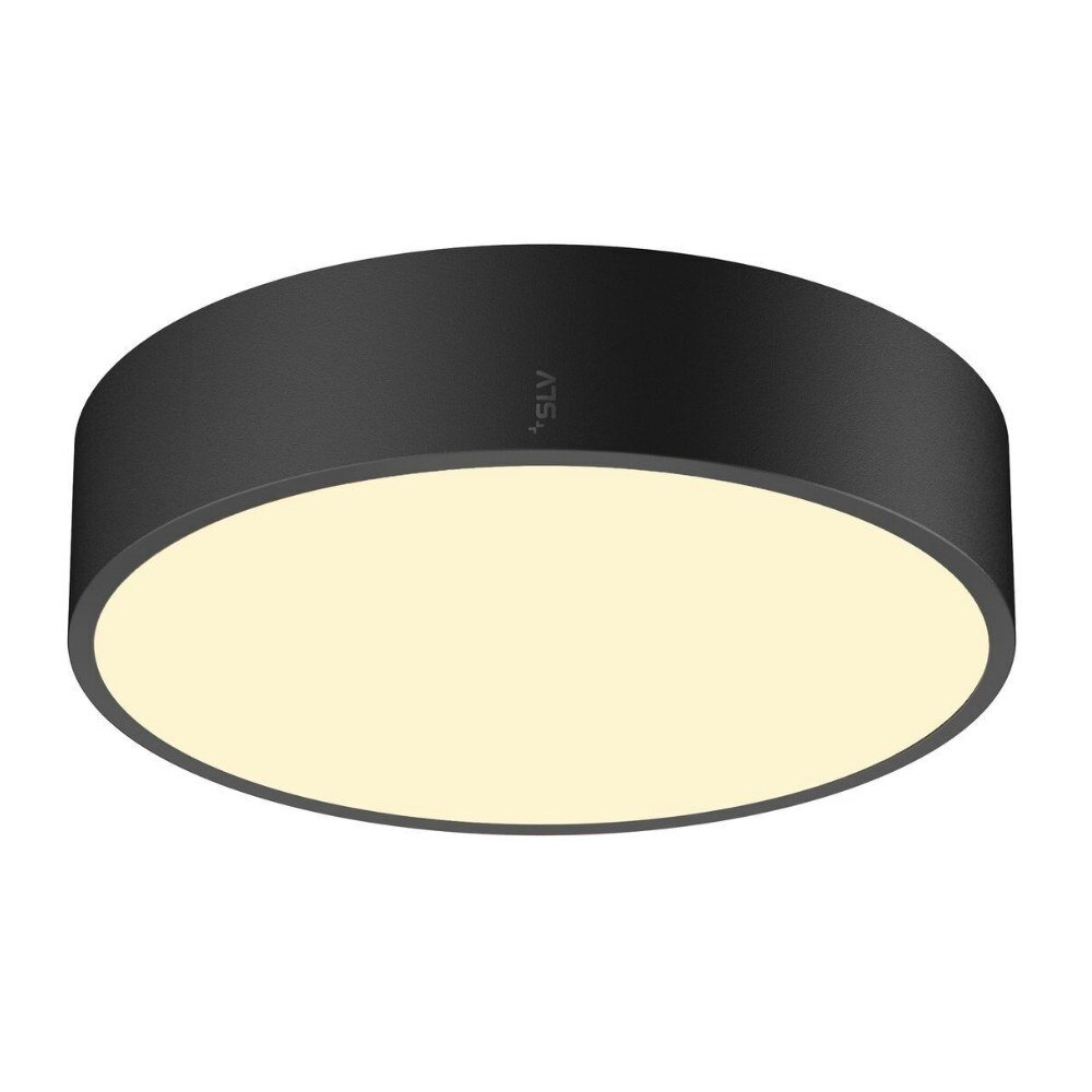 LED Deckenleuchte Medo in Schwarz 10W 1350lm IP50 280mm 110°