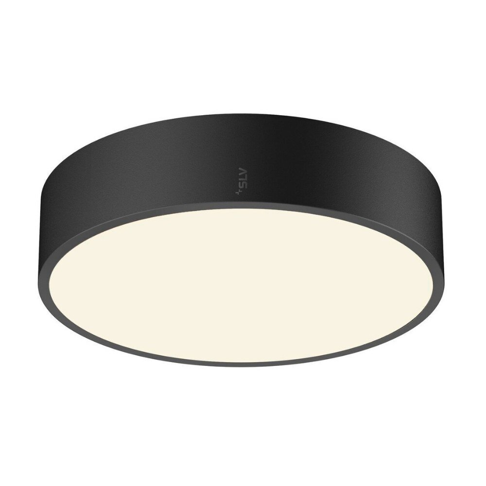 LED Deckenleuchte Medo in Schwarz 10W 1350lm IP50 280mm 110° günstig online kaufen