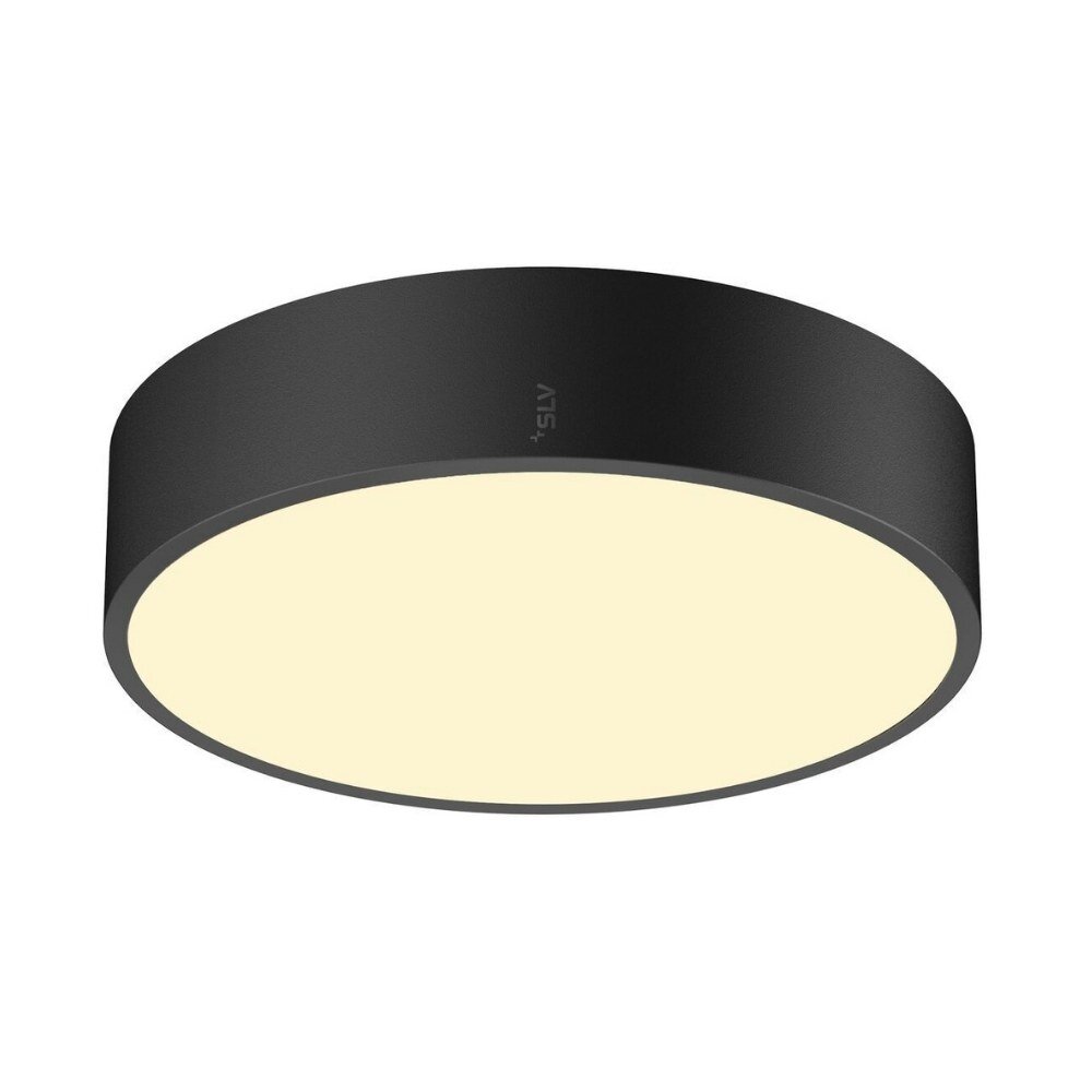 LED Deckenleuchte Medo in Schwarz 12W 1050lm IP50 280mm 110°