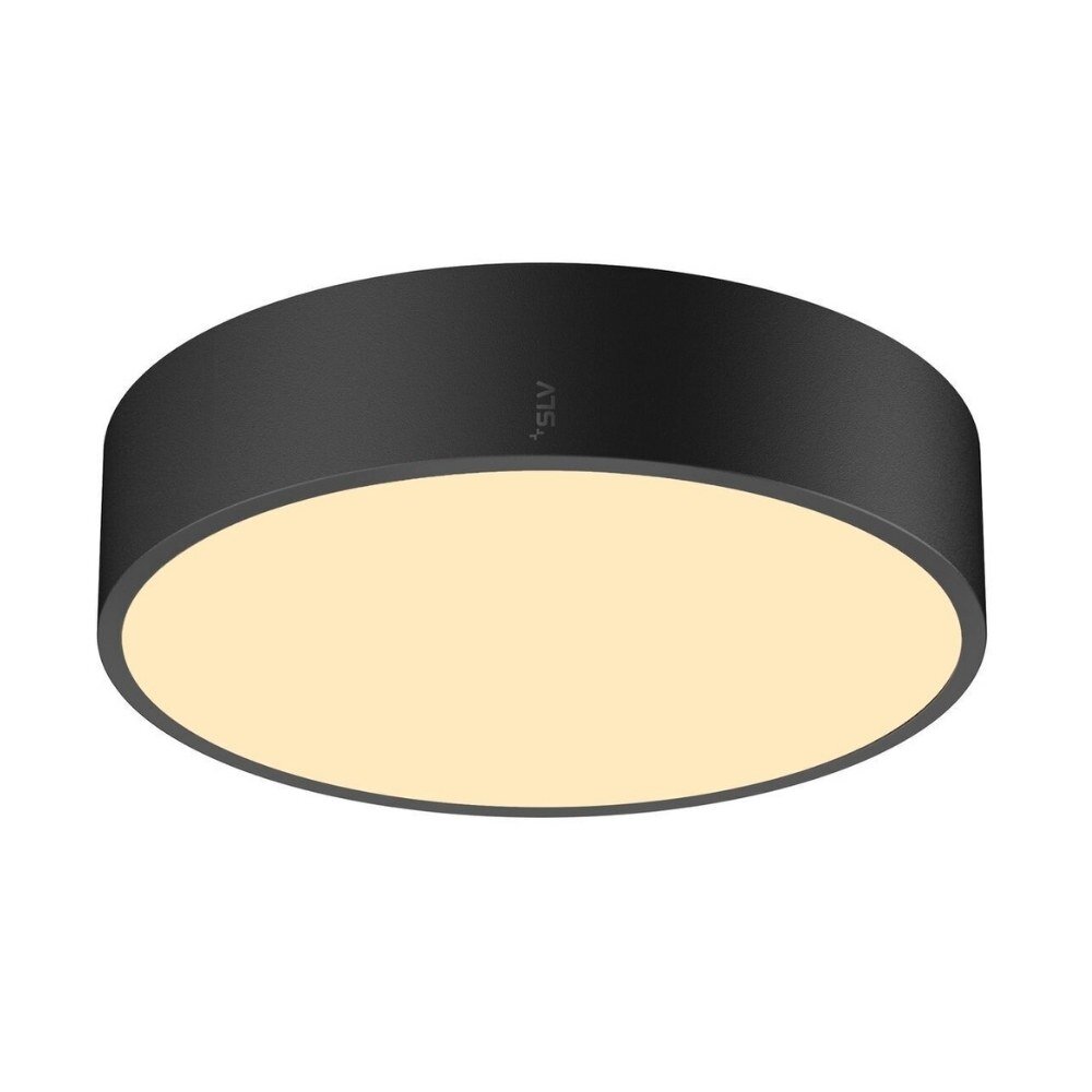 LED Deckenleuchte Medo in Schwarz 12W 1050lm IP50 280mm 110° günstig online kaufen