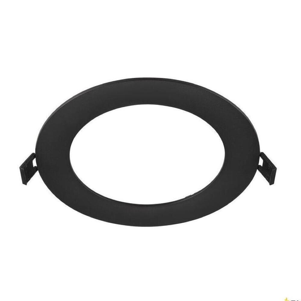 Einbauring flach Downlight V150 in Schwarz