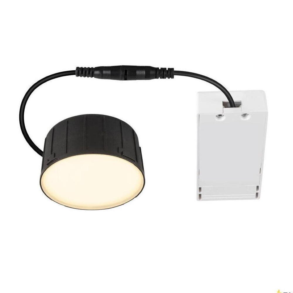 LED Einbauleuchte Downlight V100 in Schwarz 6W 640lm IP54 günstig online kaufen