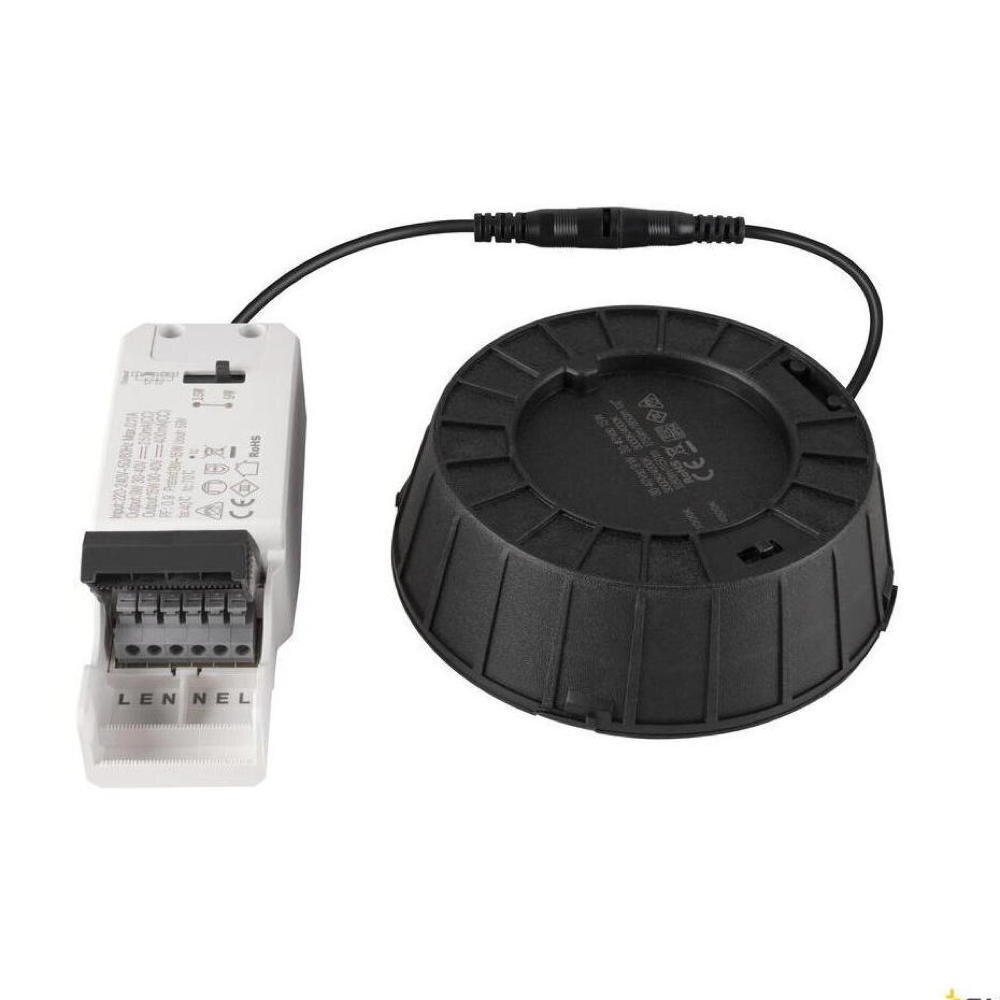 LED Einbauleuchte Downlight V150 in Schwarz 15W 1900lm IP54 günstig online kaufen