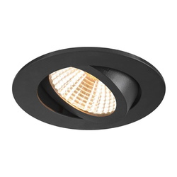 LED Deckeneinbauleuchte New Tria in Schwarz 8,3W 750lm...