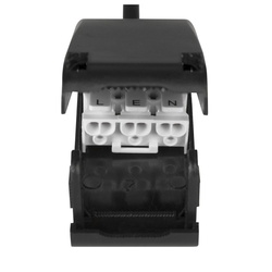 LED Deckeneinbauleuchte New Tria in Schwarz 8,3W 750lm...